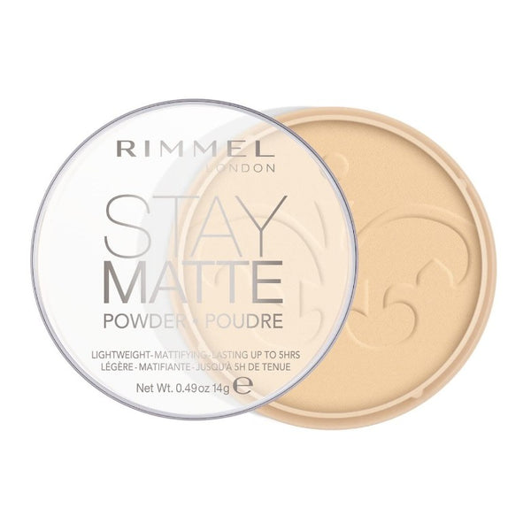 Rimmel London Stay Matte  Pressed Powder- 001 Transparent