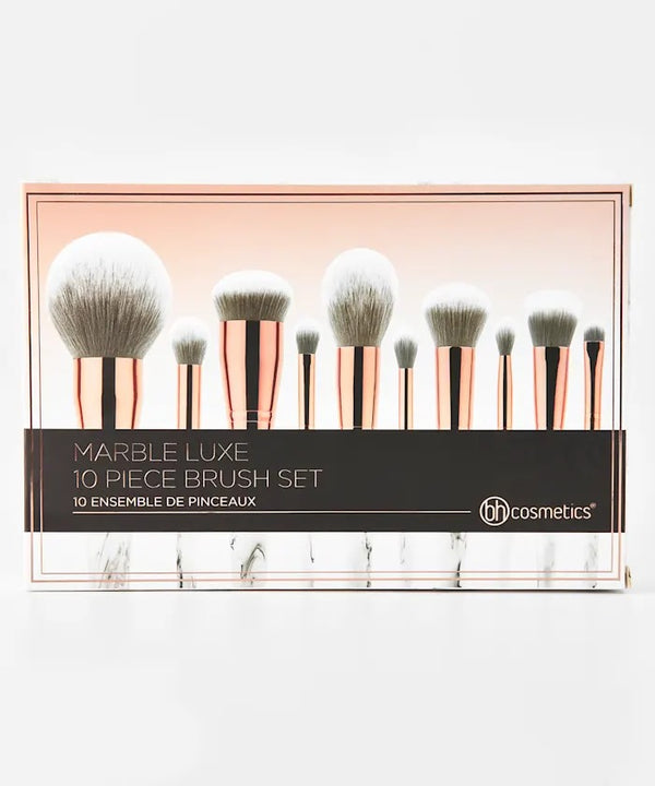 BH Cosmetics Marble Luxe Brush Set