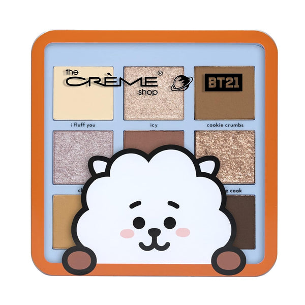The Crème Shop | BT21: The Right Fluff Eyeshadow Palette - RJ