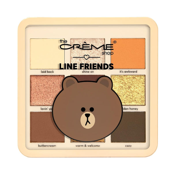 The Crème Shop Line Friends- Brown's Warm & Toasty Eyeshadow Palette